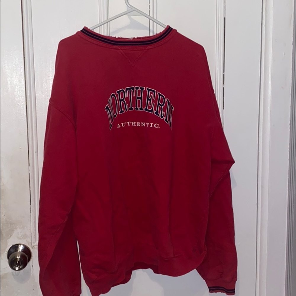 Red Vintage Northern Authentic Sweatshirt